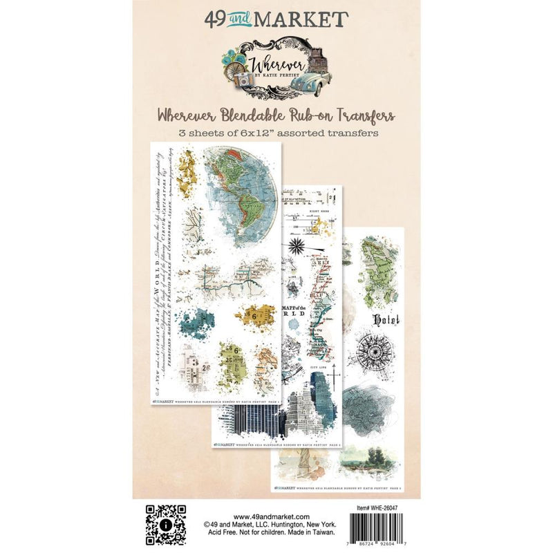 49 & Market Rub-On Transfers - Blendable Wherever, WHE26047