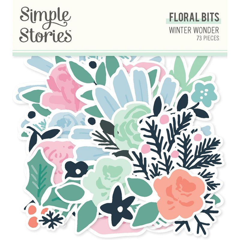Simple Stories - Floral Bits- Winter Wonder, WNW21220