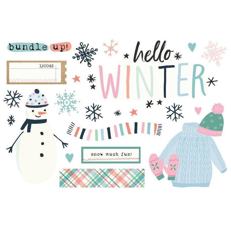 Simple Stories - Simple Pages Page Pieces - Winter Wonder, WNW21230