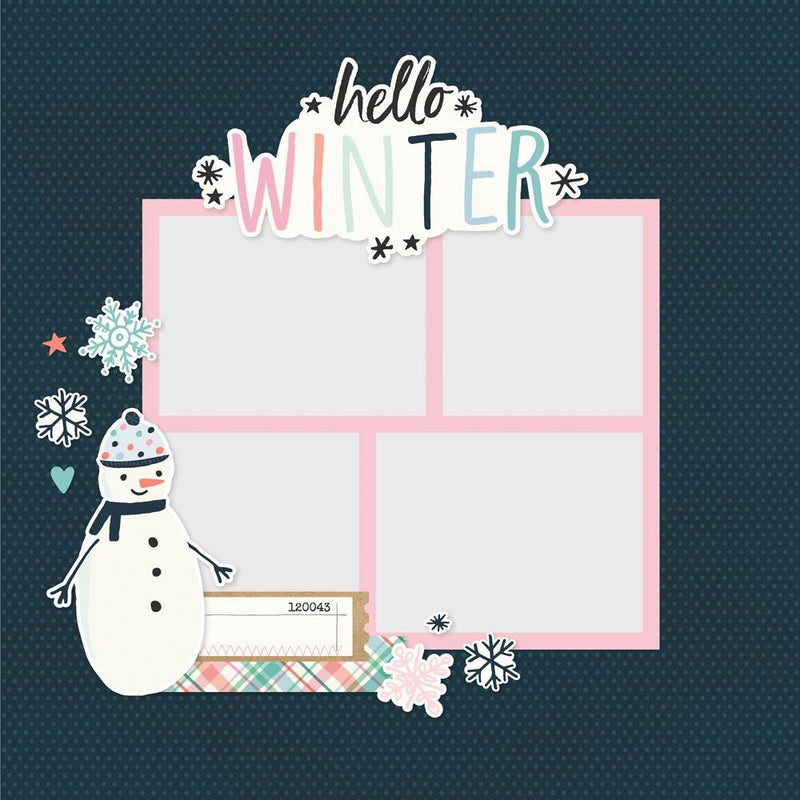 Simple Stories - Simple Pages Page Pieces - Winter Wonder, WNW21230
