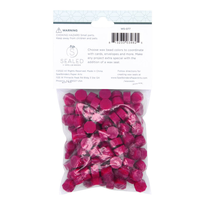 Spellbinders Wax Beads - Magenta, WS-077