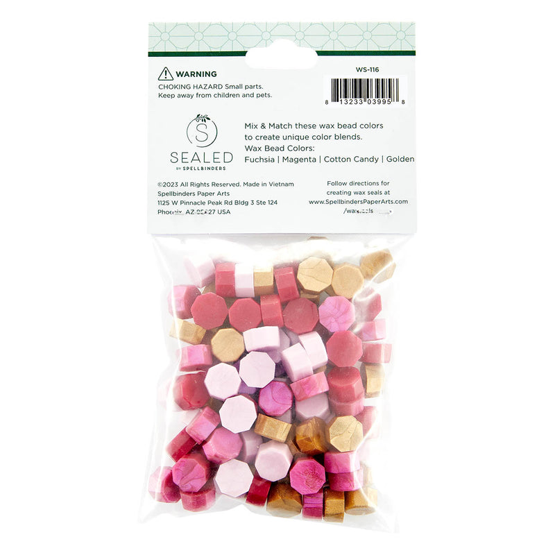 Spellbinders - Must Have Wax Bead Mix - Pink, WS-116