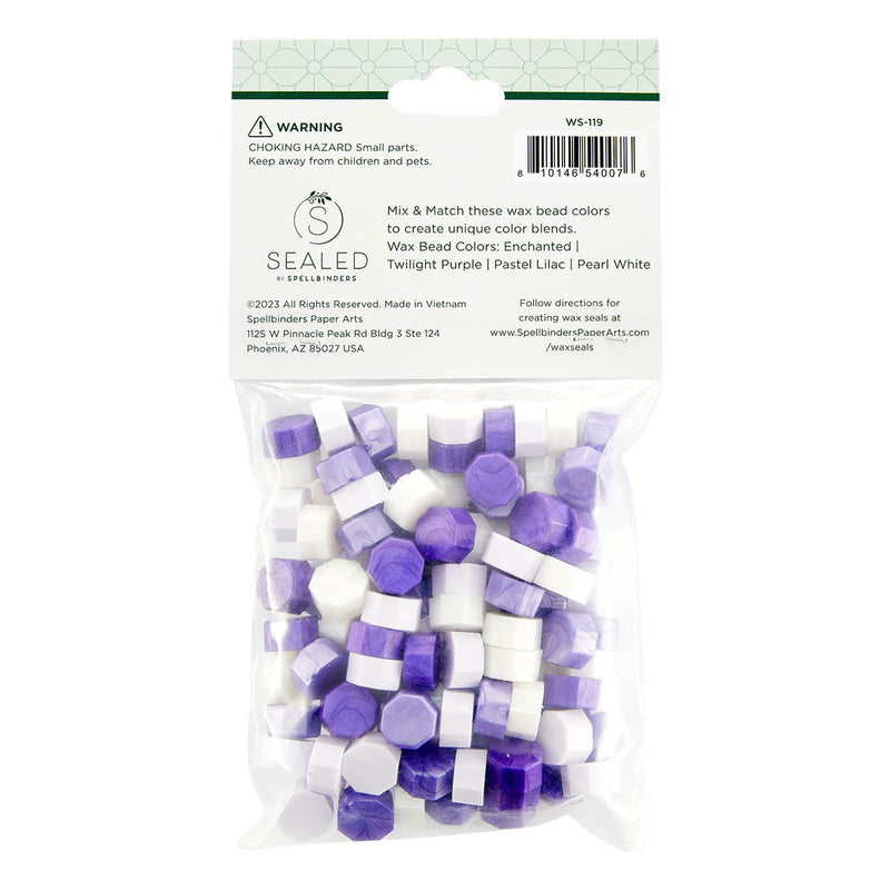 Spellbinders - Must Have Wax Bead Mix - Purple, WS-119