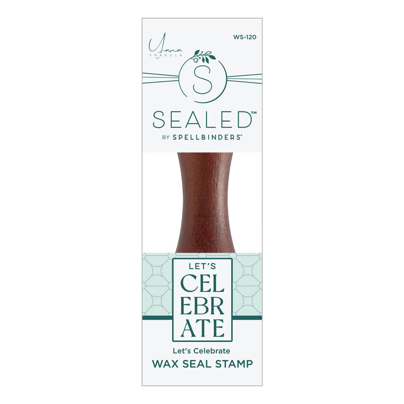Spellbinders Brass Wax Seal w/ Handle - Let's Celebrate, WS-120 by: Yana Smakula