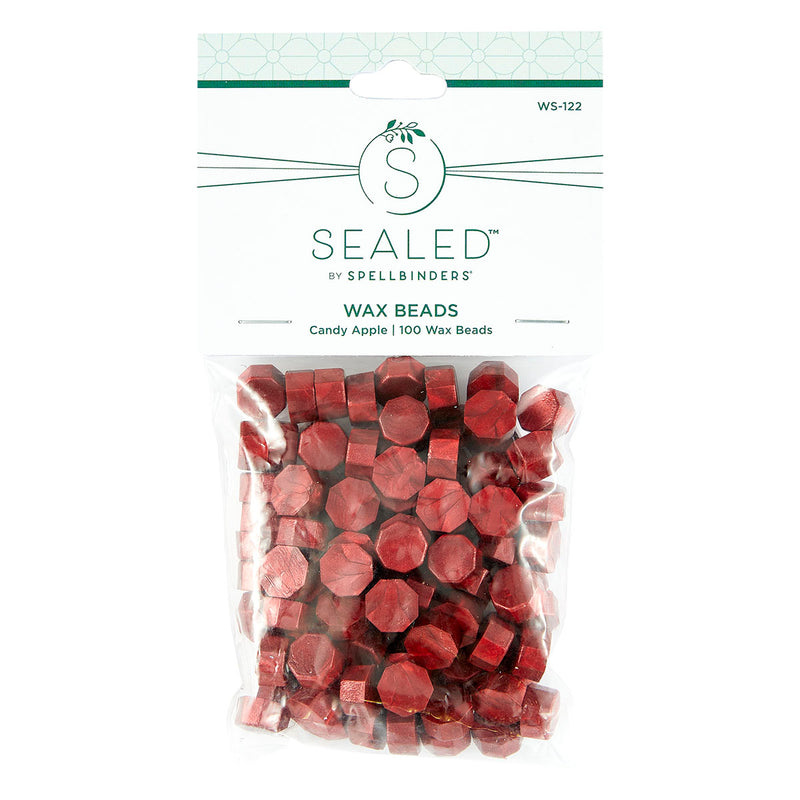 Spellbinders - Wax Beads - Candy Apple, WS-122