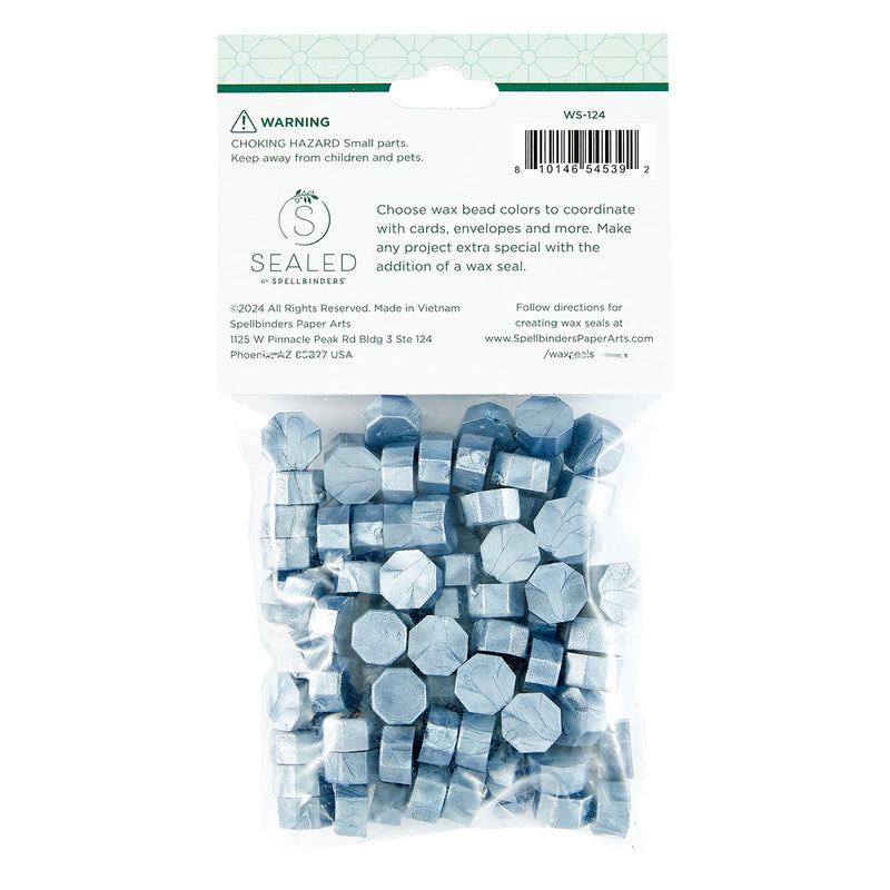 Spellbinders - Wax Beads - Blue Smoke, WS-124