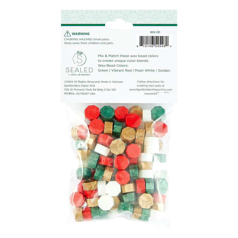 Spellbinders - Must Have Wax Bead Mix - Christmas, WS-131