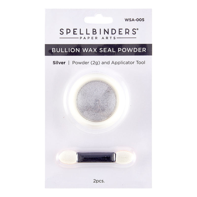 Spellbinders Bullion Wax Seal Powder - Silver, WSA-005