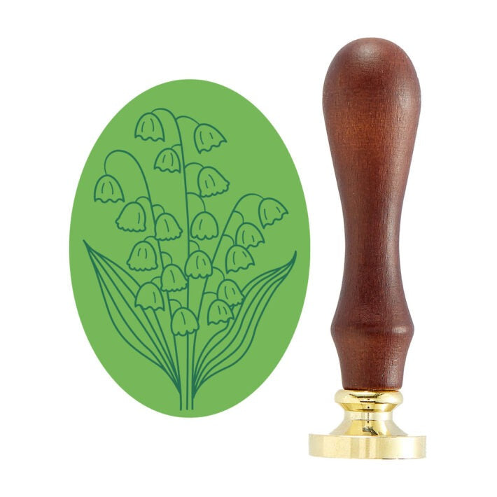 Spellbinders Brass Wax Seal of the Month - Lily of the Valley, WSOM-FEB24