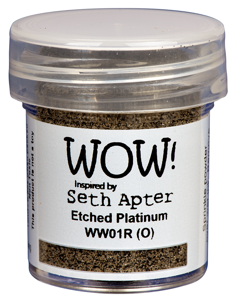 WOW! Embossing Powder - Etched Platinum, WW01R by Seth Apter