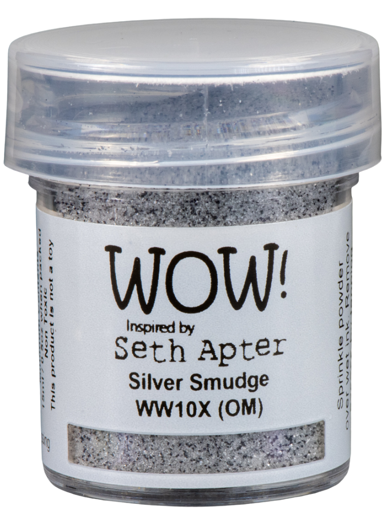 WOW! Embossing Powder - Silver Smudge, WW10X by Seth Apter