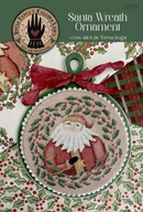 Teresa Kogut Creative Whims - Santa Wreath Ornament, XS374