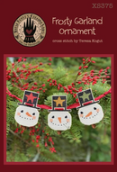 Teresa Kogut Creative Whims - Frosty Garland Ornament Cross Stitch Chart, XS375