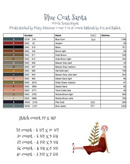 Teresa Kogut Creative Whims - Cross Stitch Chart - Blue Coat Santa, XS376