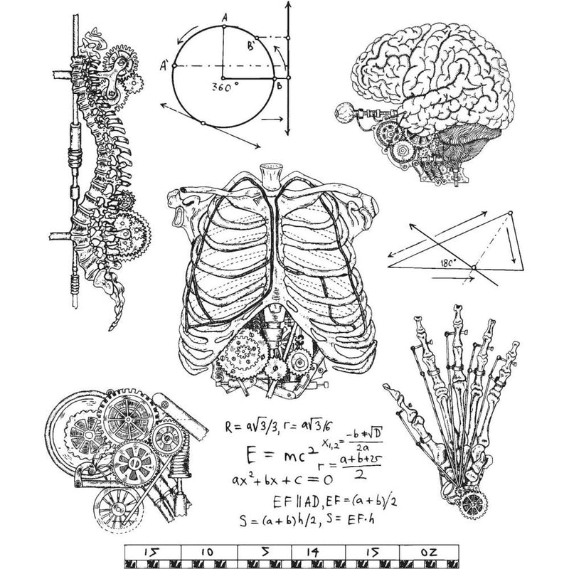 Stampers Anonymous Stamp Set - Weird Science, CMS379 by: Tim Holtz