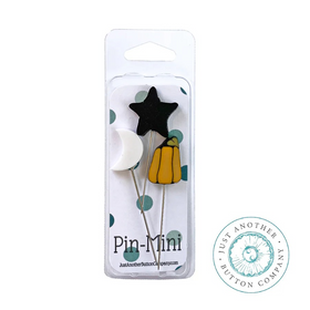 Just Another Button Company - Pin-Mini: Midnight Pumpkin, jpm525