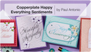 Spellbinders BetterPress Plate Bundle - Copperplate Happy Everything Sentiments, BD-0936