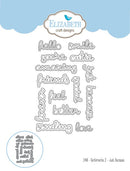 Elizabeth Craft Designs Die Set- Sentiments 2 - Just Because, 1448