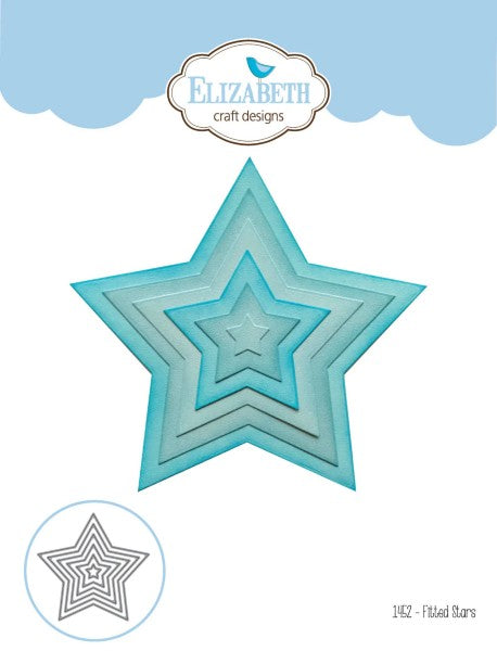 Elizabeth Craft Designs Die Set- Fitted Stars, 1452