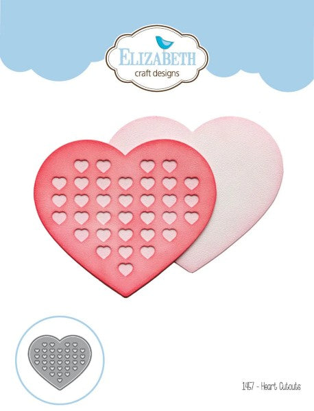 Elizabeth Craft Designs Die Set- Heart Cutouts, 1457