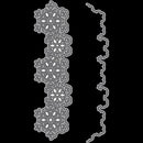 Elizabeth Craft Designs Die Set- Snowflake Border, 1572