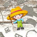 Elizabeth Craft Designs Die Set-Farmer, 1859