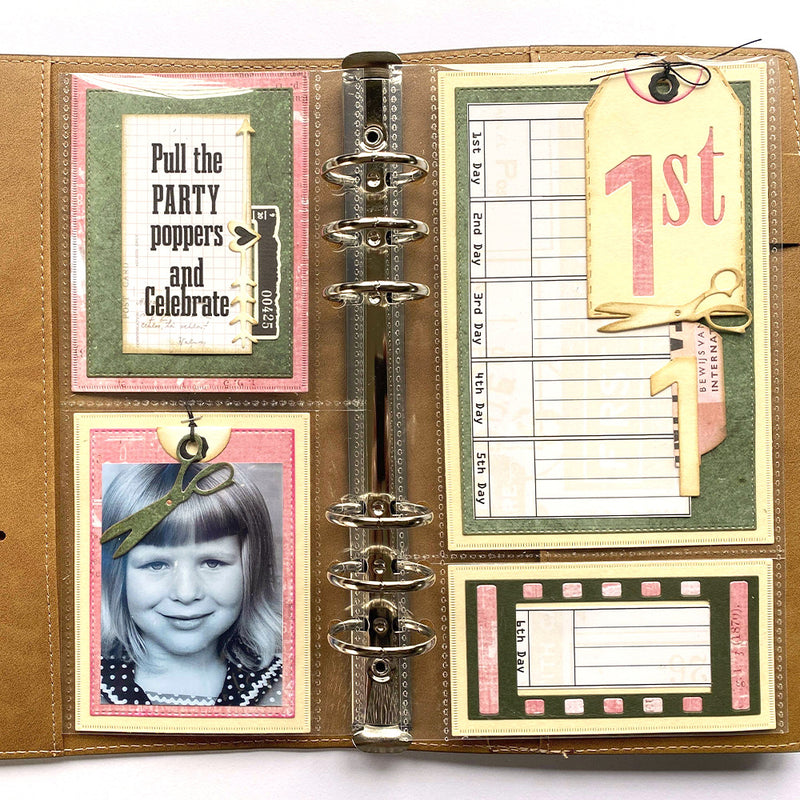 Elizabeth Craft Designs Dies - Planner Essentials - Pocket Page Fillers 1, 1973