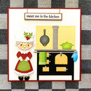 Eliazbeth Craft Design Dies - Mrs. Claus, 1991