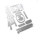 Elizabeth Craft Designs Dies - Planner Essentials 59 - Art Party, ECD-2011