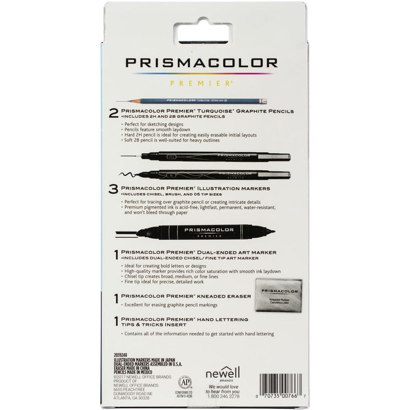 Prismacolor Premier - Beginner Hand Lettering Set 8Pc, 2023755
