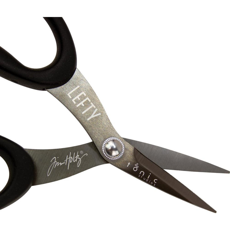 Tim Holtz Non-Stick Titanium Micro Serrated Scissors 7" - LEFTY, 2786E