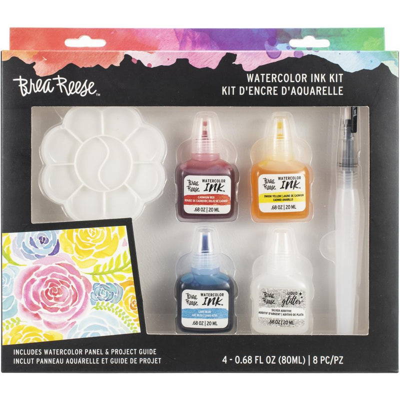 Brea Reese - Watercolor Ink Kit 8Pc, 35547