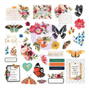 Prima Marketing Painted Floral - Ephemera w/Foil Accents, 656270