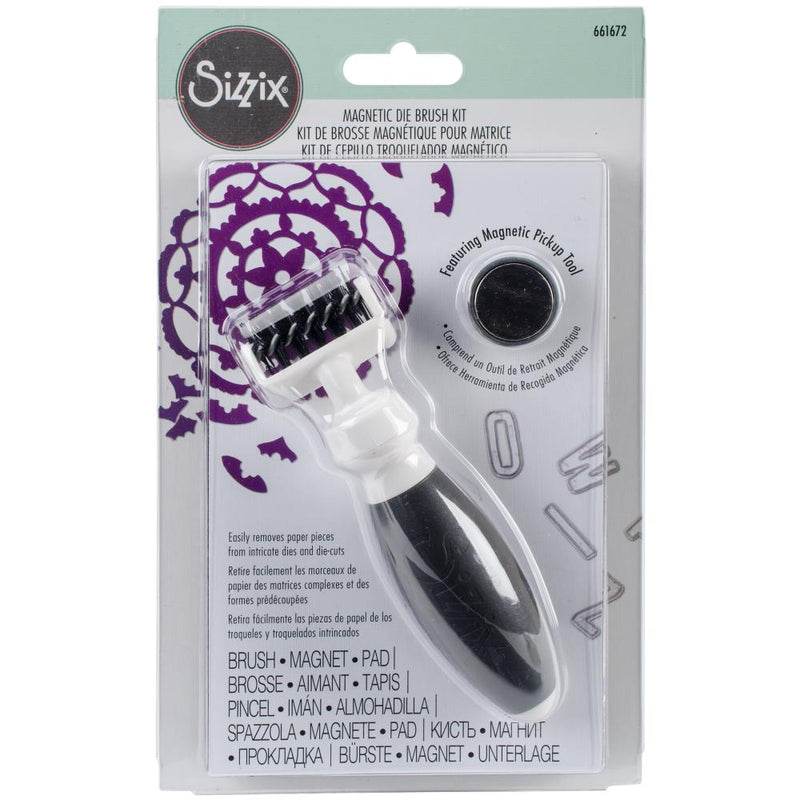 Sizzix Accessory - Die Brush w/Magnetic Pickup Tool, 661672
