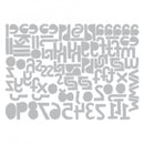 Sizzix Thinlits Die Set - Alphanumeric Cutout Lower, 663074 by: Tim Holtz