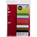 Sizzix Surfacez - Felt, 8 1/4x11 3/4 - Festive Colors, 10Pc, 663782