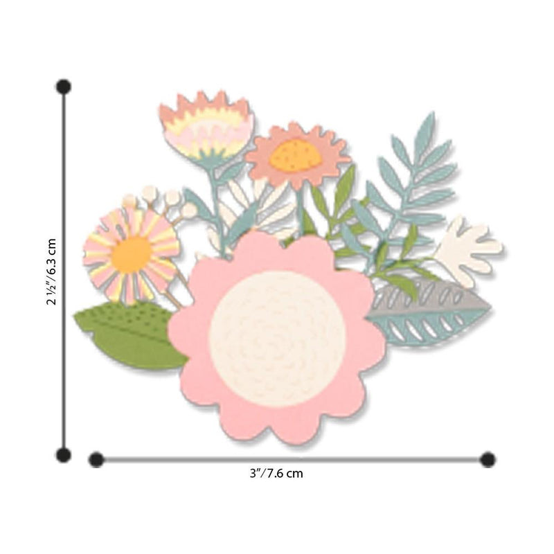 Sizzix Thinlits Die Set - Floral Tropics, 663854 by: Sophie Guilar