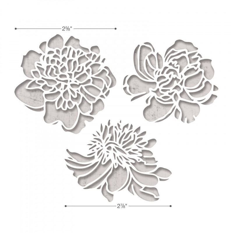 Sizzix Thinlits Die Set - Cutout Blossoms, 664161 by: Tim Holtz