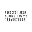 Sizzix Bigz XL Alphabet Die - Society, 664169 by: Tim Holtz