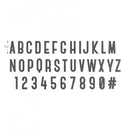 Sizzix Bigz XL Alphabet Die - Society, 664169 by: Tim Holtz