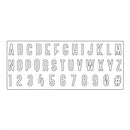 Sizzix Bigz XL Alphabet Die - Society, 664169 by: Tim Holtz
