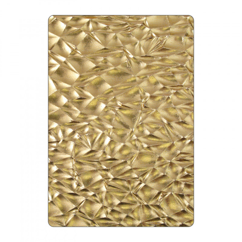Sizzix 3-D Texture Fades Embossing Folder - Crackle, 664171 by: Tim Holtz