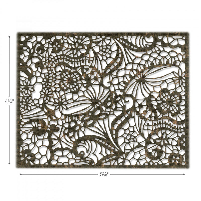 Sizzix Thinlits Die Set - Intricate Lace, 664181 by: Tim Holtz