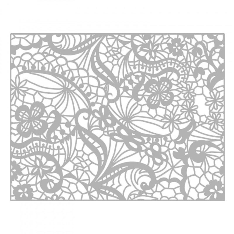 Sizzix Thinlits Die Set - Intricate Lace, 664181 by: Tim Holtz