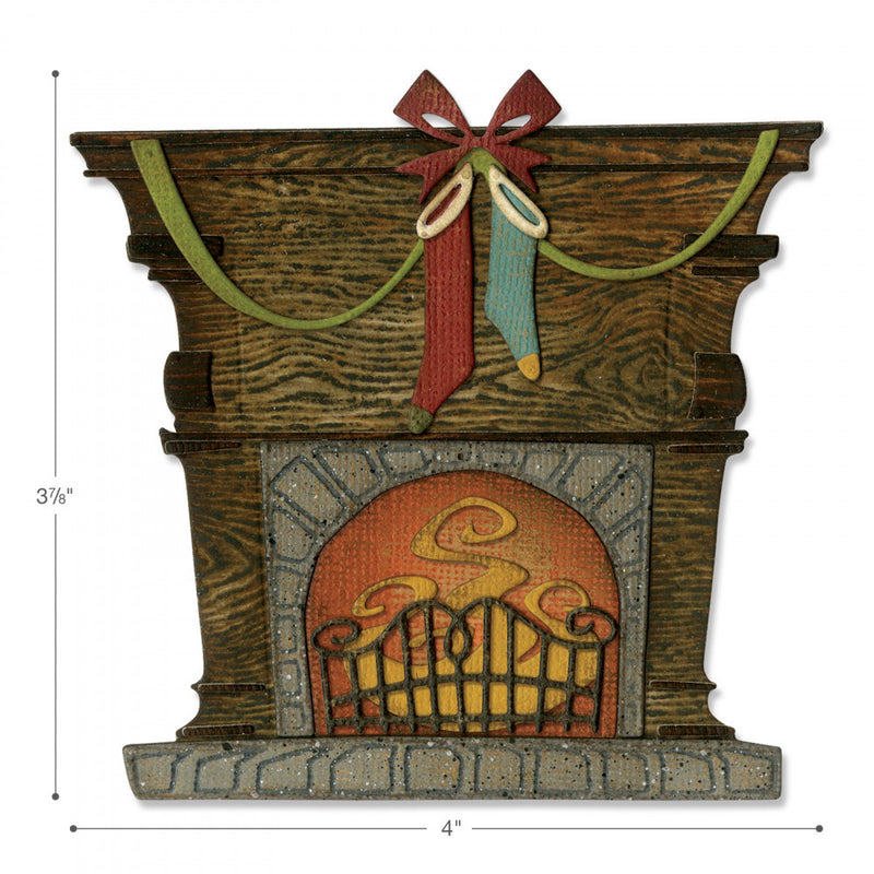 Sizzix Thinlits Die Set - Fireside 10Pc, 664193 by: Tim Holtz