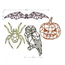 Sizzix Thinlits Die Set - Geo Halloween, 664208 by: Tim Holtz