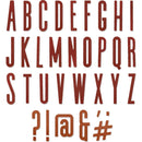 Sizzix Thinlits Die Set - Alphanumeric Classic Upper, 664223 by: Tim Holtz