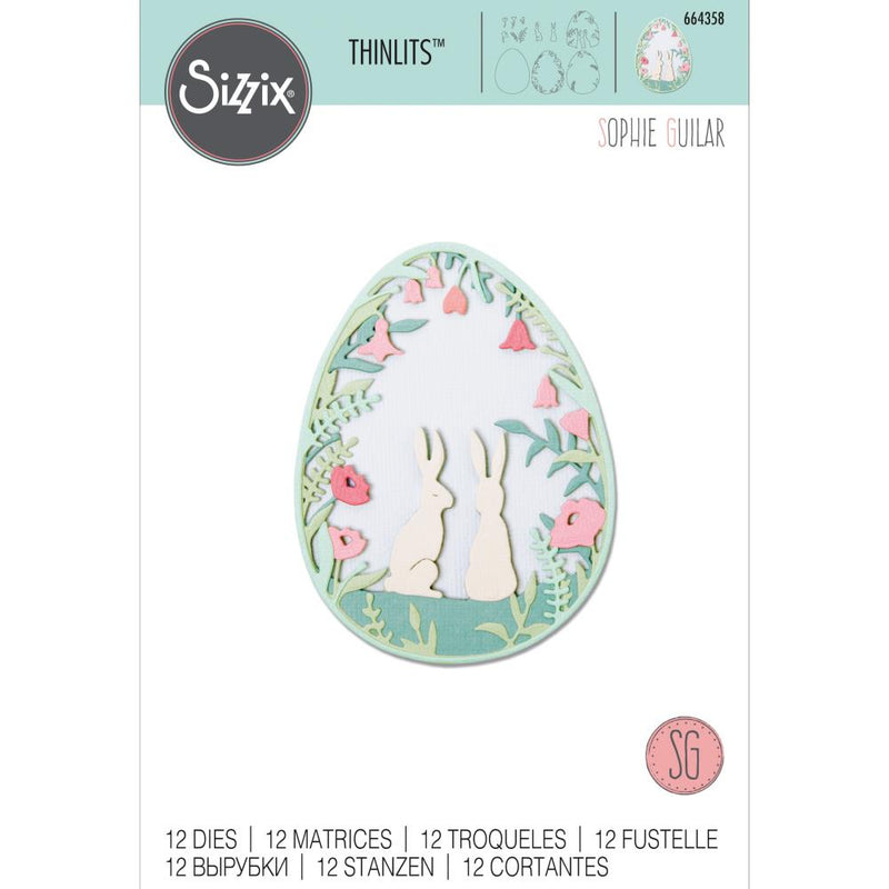 Sizzix Thinlits Die Set - Layered Spring, 664358 by: Sophie Guilar, Retired