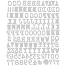 Sizzix Thinlits Die Set - Alphanumeric Tiny Type Upper, 664406 by: Tim Holtz