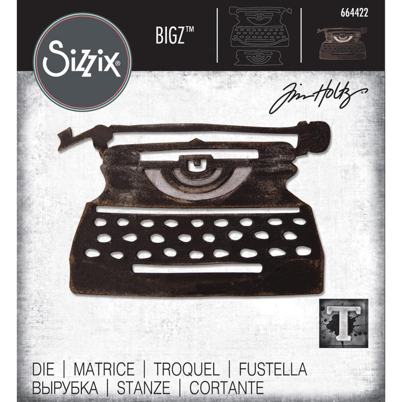 Sizzix Bigz Die - Retro Type, 664422 by: Tim Holtz